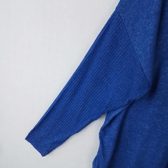 Per Se Womens Sweater 3X Blue Long Sleeve Knit Top Relax Fit Scoop Neck‎ Ribbed - Picture 11 of 12